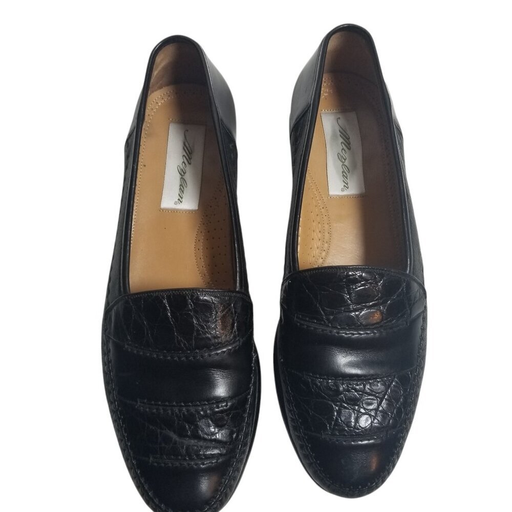 Mezlan Mens Saragossa Handmade in Spain Genuine Crocodile Loafers Sz 9M